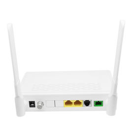 12 โวลต์ DC Epon FTTH Onu โมเด็ม 1Ge + 1Fe + Wifi + Catv + หม้อไฟเบอร์ Onu เครือข่ายออปติคอลหน่วย